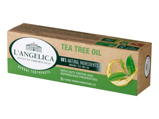 L'Angelica zubná pasta s olejom z čajovníka 75 ml