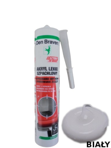 ĽAHKÝ AKRYLOVÝ Tmel DEN BRAVEN WHITE 280ml