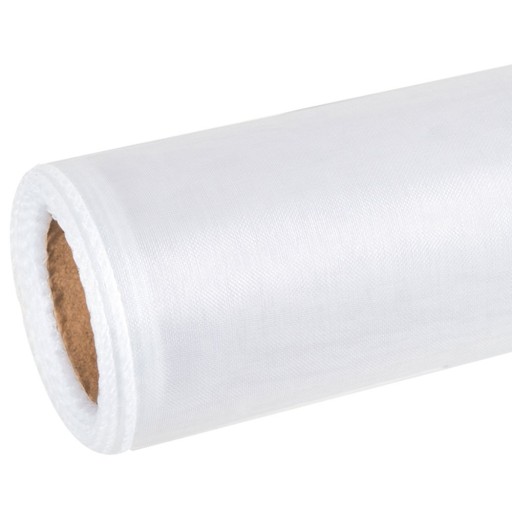 Organza orezaná na rolke na ozdobu, ozdobné svadobné hostie 40cm 9m BIELA