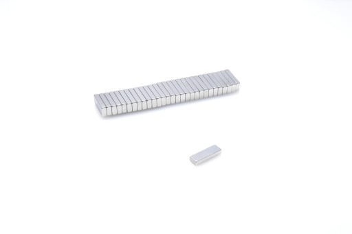Neodymový tanierový magnet MPŁ 12x4x2 N38 5 ks