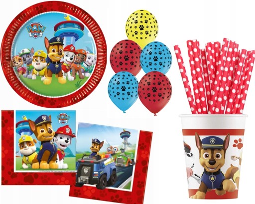 Paw Patrol The Movie papierové taniere 8 ks