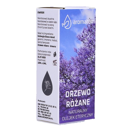 Prírodný esenciálny olej z ružového dreva 12 ml