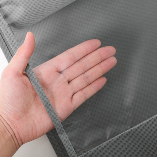 VEŠIACA TAŠKA ORGANIZÁTOR DO ŠATNÍKA, 6 KOMOR, SIVÁ