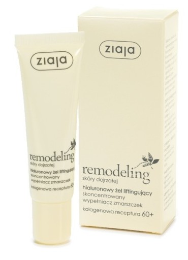 Ziaja liftingový gél na tvár s hyaluronom 30 ml Remodeling 60+