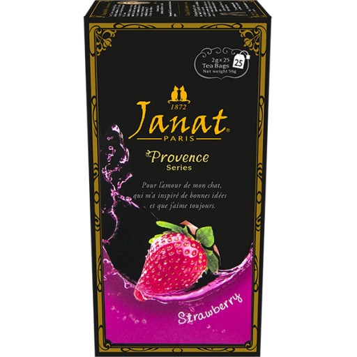 Janat Paris Provence Jahodový čaj 25x2g