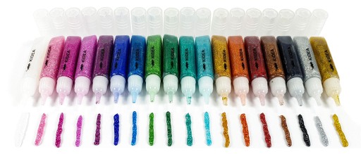 GLITROVÁ SET 6 ML KIDEA 18 FARIEB GLITR