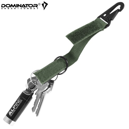DRŽIAK KĽÚČOV EDC KARABÍNA TROK DOMINATOR OLIV