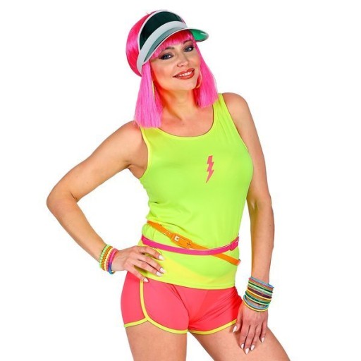 NEÓNOVÝ PÁS ORANŽOVÝ DISCO KARNEVAL