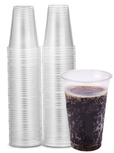 HRNČEK ČÍRE PLASTOVÉ HRNKY NA VODNÉ NÁPOJE 200ml 100KS