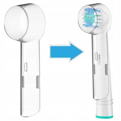 4x KRYT PÚZDRO OCHRANA PRE HLAVY Kefiek ORAL-B