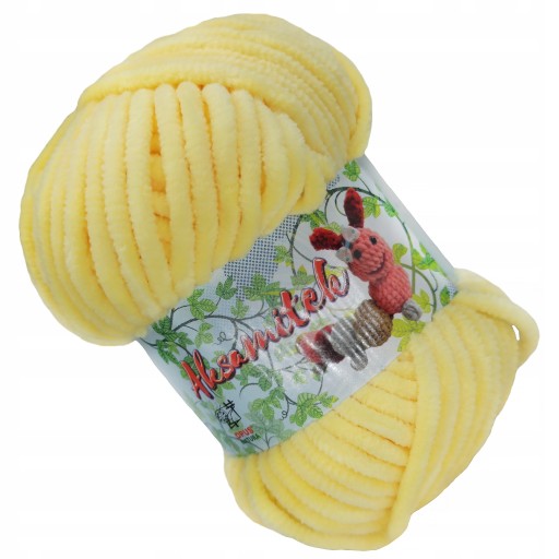 Plyšová priadza Marigold Opus, SVETLO ŽLTÁ 216
