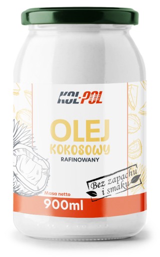 RAFINOVANÝ KOKOSOVÝ OLEJ 900ml Bez vône