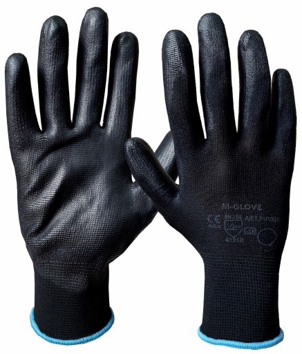 M-GLOVE OCHRANNÉ RUKAVICE ČIERNA-ČIERNA 1 pár 10XL
