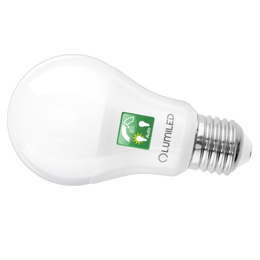 E27 LED ŽIAROVKA 10W S POHYBOVÝM A SÚMRAKOVÝM SNÍMAČOM