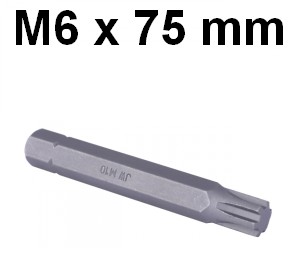 Bit 10 mm RIBE M6 x 75 mm D10R75M06A Jonnesway