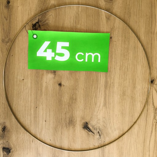 kovový prsteň ZLATÝ LESK kruh lapač snov 45cm