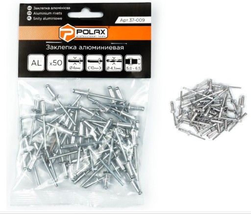 HLINÍKOVÉ NITY 4 X 10 MM 50 KS POLAX 37-009