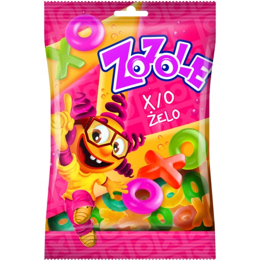 2 X 75G ZOZOL X/O GEL Tic-Tac-Toe ovocné ŽELÉ