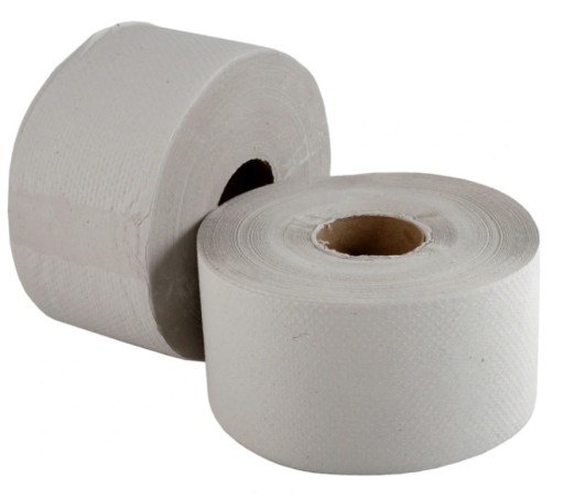 TOALETNÝ PAPIER ŠEDÝ JUMBO veľký kotúč 1 ks ODPADOVÝ PAPIER