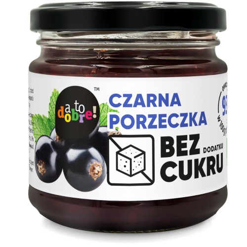 DŽEM Z ČIERNYCH RÍBEZLÍ BEZ CUKRU A JE DOBRÝ 195G