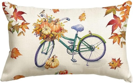 Obliečka na bicykel a jesenný vankúš 30x50cm