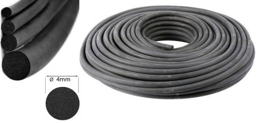 POVRCHOVÁ GUMA MIKROGUMA TESNENIE EPDM FOAM 4mm 10M