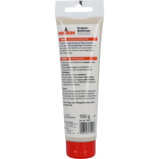 PASTA NA ODSTRAŇOVANIE ŠKRABANCI V TUBE 150g - STRIEBORNÁ