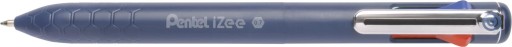 PENTEL iZee BXC467 4-farebné guľôčkové pero 4 v 1, námornícka modrá
