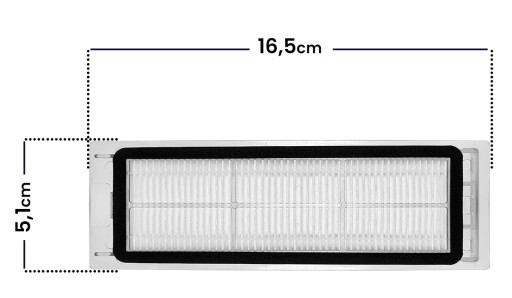 SADA KEFOVÝCH FILTROV PRE XIAOMI ROBOROCK S50 S55