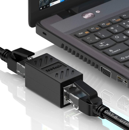 KEYSTONE KONEKTOR SUDOVÝ KONEKTOR RJ45-RJ45 LAN ETHERNET CAT.6 ROZŠÍRENIE