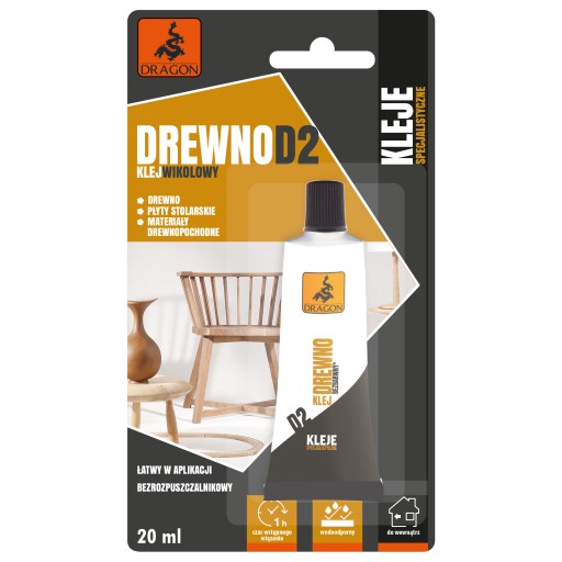 Wikolowy Lepidlo na drevo 20 ml Dragon