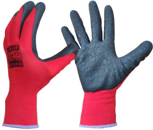 RUKAVICE PRACOVNÉ RUKAVICE SILNÉ LATEXOVÉ 10