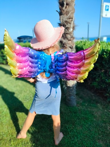 Fóliový balón WINGS s podväzkami
