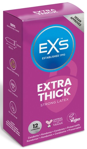 EXS Extra Safe hrubé kondómy 12 ks.