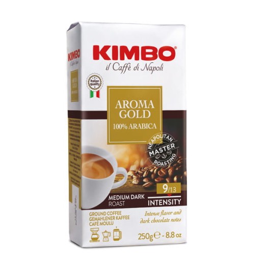 Kimbo Aroma Gold 250g vákuovo mleté