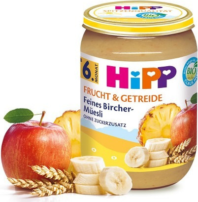 HiPP BIO ovocná dezertná zmes s cereáliami Vit. C B