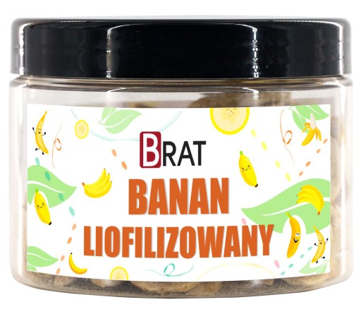 MRAZOM SUŠENÉ OVOCNÉ BANÁNY 50g plátky