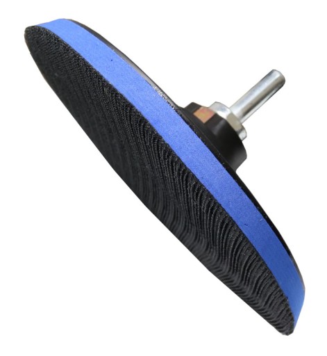 KOTÚČOVÝ KOTOUČ 150mm S BRÚSKOU NA VELCRO + VŔTAČKA