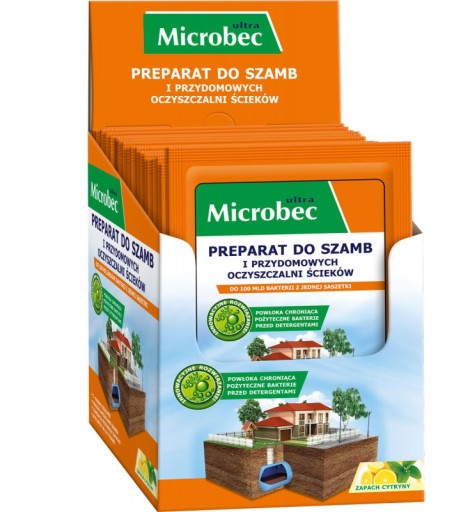 BROS Microbec prípravok do septikov 25g citrón