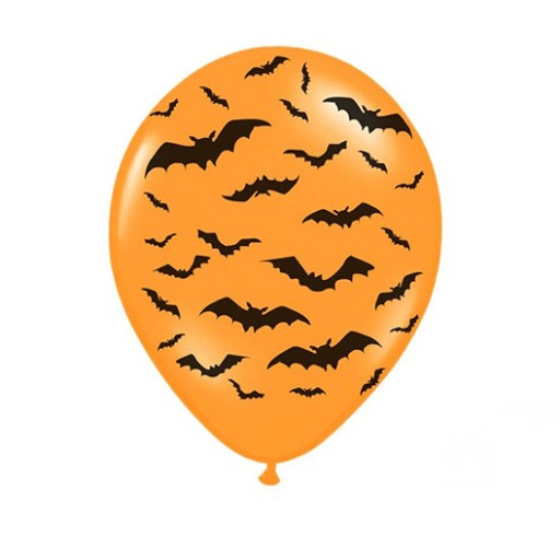 Balóny Halloween Bats - 30 cm, 6 ks.