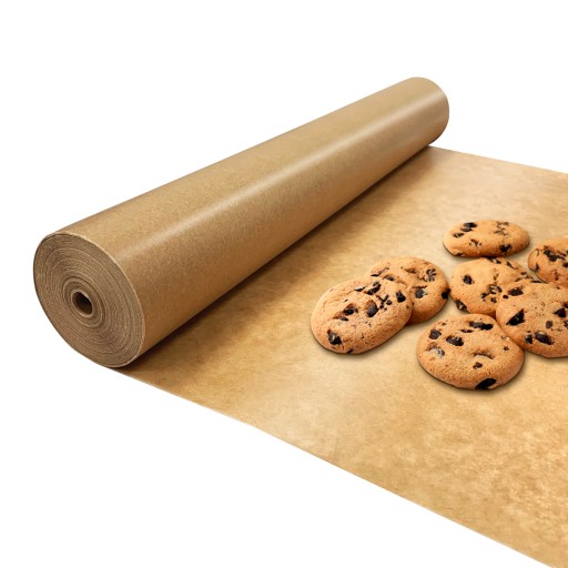 Silikonizovaný hnedý papier na pečenie okrúhly kotúč 50m 5000 cm x 38cm