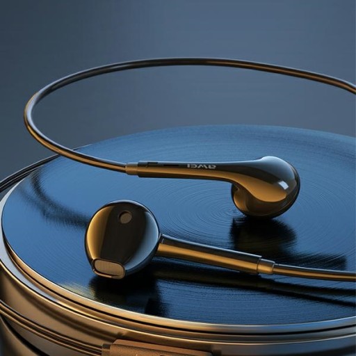 STEREO SLÚCHADLÁ AWEI PC-7 3,5MM JACK ČIERNA/ČIERNA