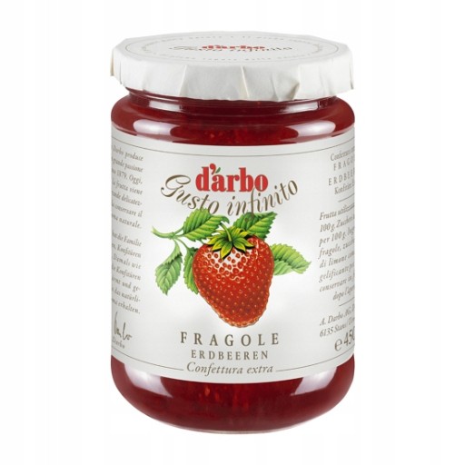 Darbo Fragole jahodový džem 450g
