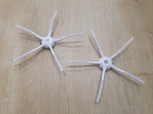 Biele gumené silikónové bočné kefy pre RoboRock S5/S6/S7/S7 max/Q7