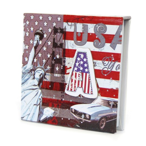 MINI NOTEBOOK zápisník USA KANADA AMERIKA DIÁR