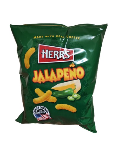 Herr's Jalapeno Cheese Curls 113g