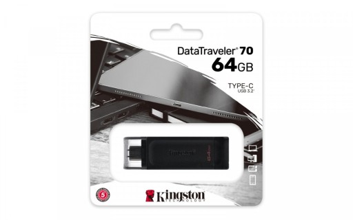 KINGSTON Pendrive DataTraveler DT70/64GB USB-C