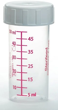 Opätovne použiteľná fľaša na materské mlieko 50ml 3x