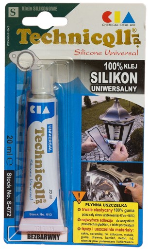 UNIVERZÁLNY SILIKÓN TECHNICQL S-072 ČIRÁ 20ml