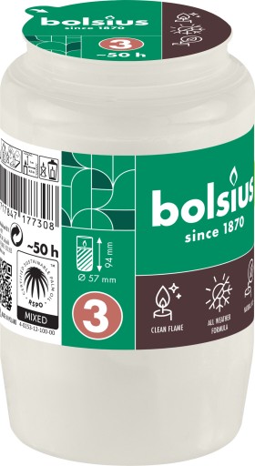 Olejové náplne do sviečok|Bolsius|50h|č.3